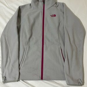 The North Face Women's Gray Fleece Jacket Size Medium